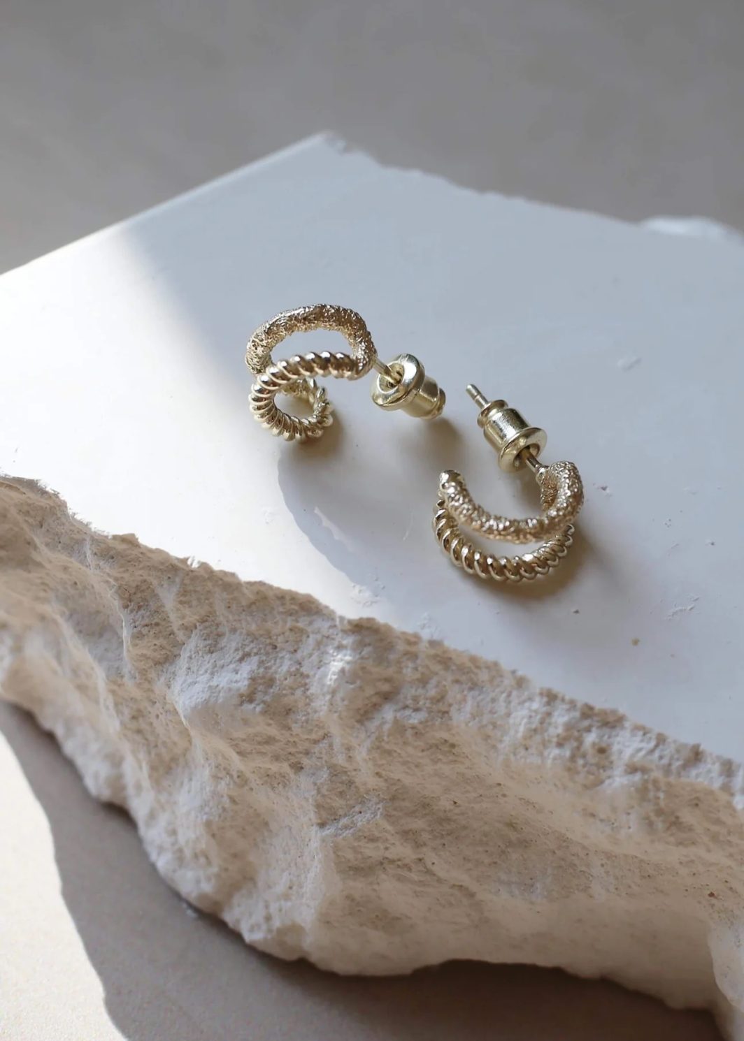 Braid Earrings Gold
